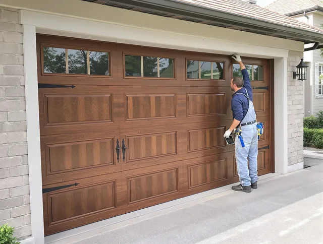 Custom garage door showcase by Warwick Garage Door Repair in Warwick