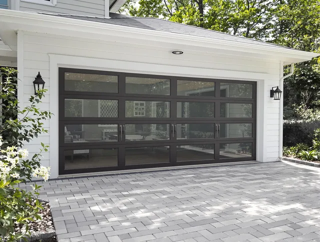Warwick Garage Door Repair design specialist presenting custom garage door options to Warwick homeowner