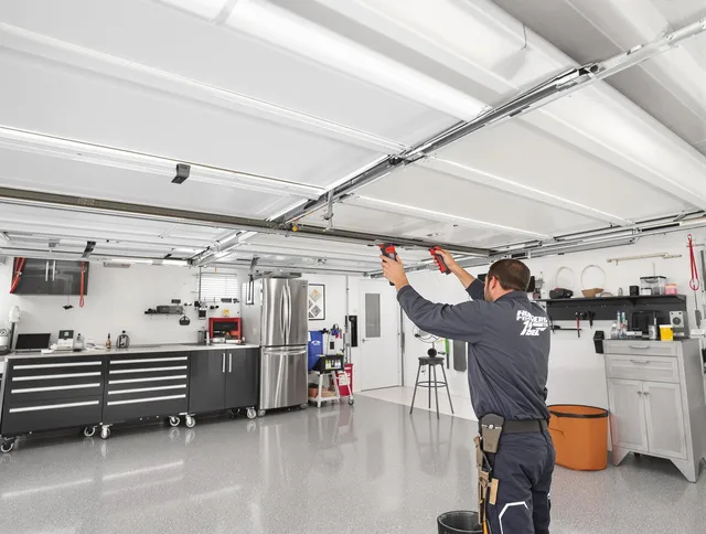 Overhead garage door repair service by Warwick Garage Door Repair in Warwick