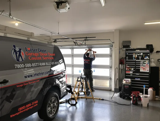 Warwick Garage Door Repair team performing same-day garage door repair in Warwick